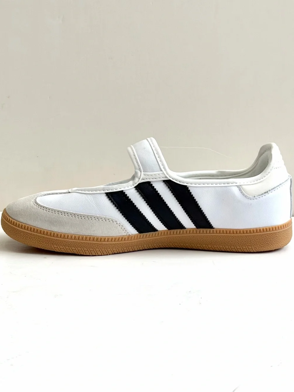 adidas Samba Mary Jane Sneakers in White, Black, Gum